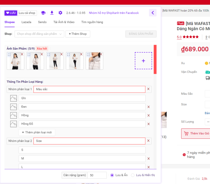 shipxanh tool bán hàng đa kênh