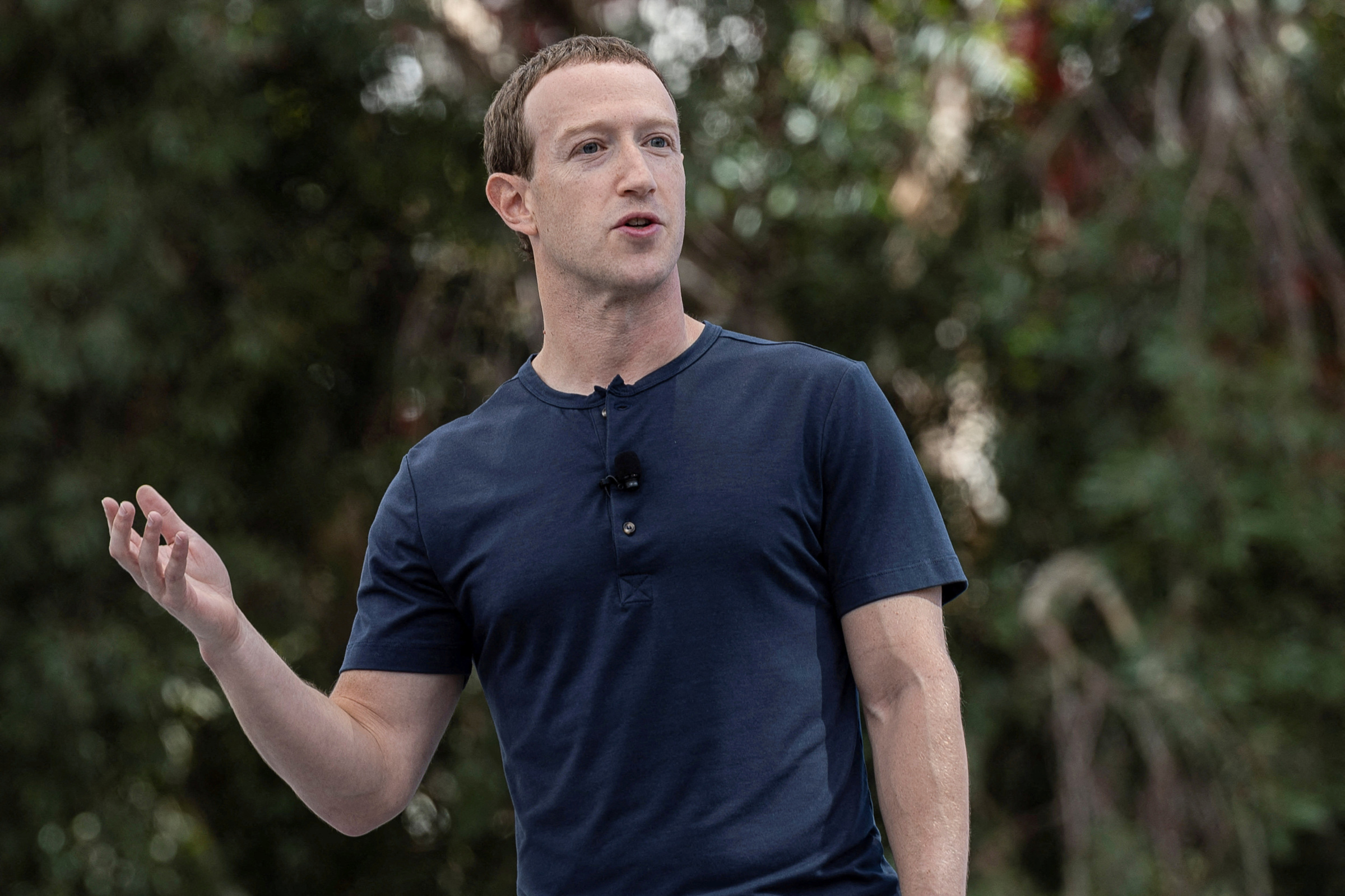 CEO Meta Mark Zuckerberg phát biểu tại một sự kiện ở California (Mỹ) tháng 9/2023. Ảnh: Reuters