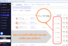 Cách xem nhanh % phí sàn Shopee, Tiktok, Lazada trên danh sách đơn