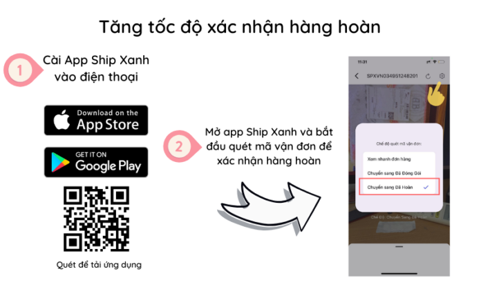 theo dõi đơn hàng hoàn