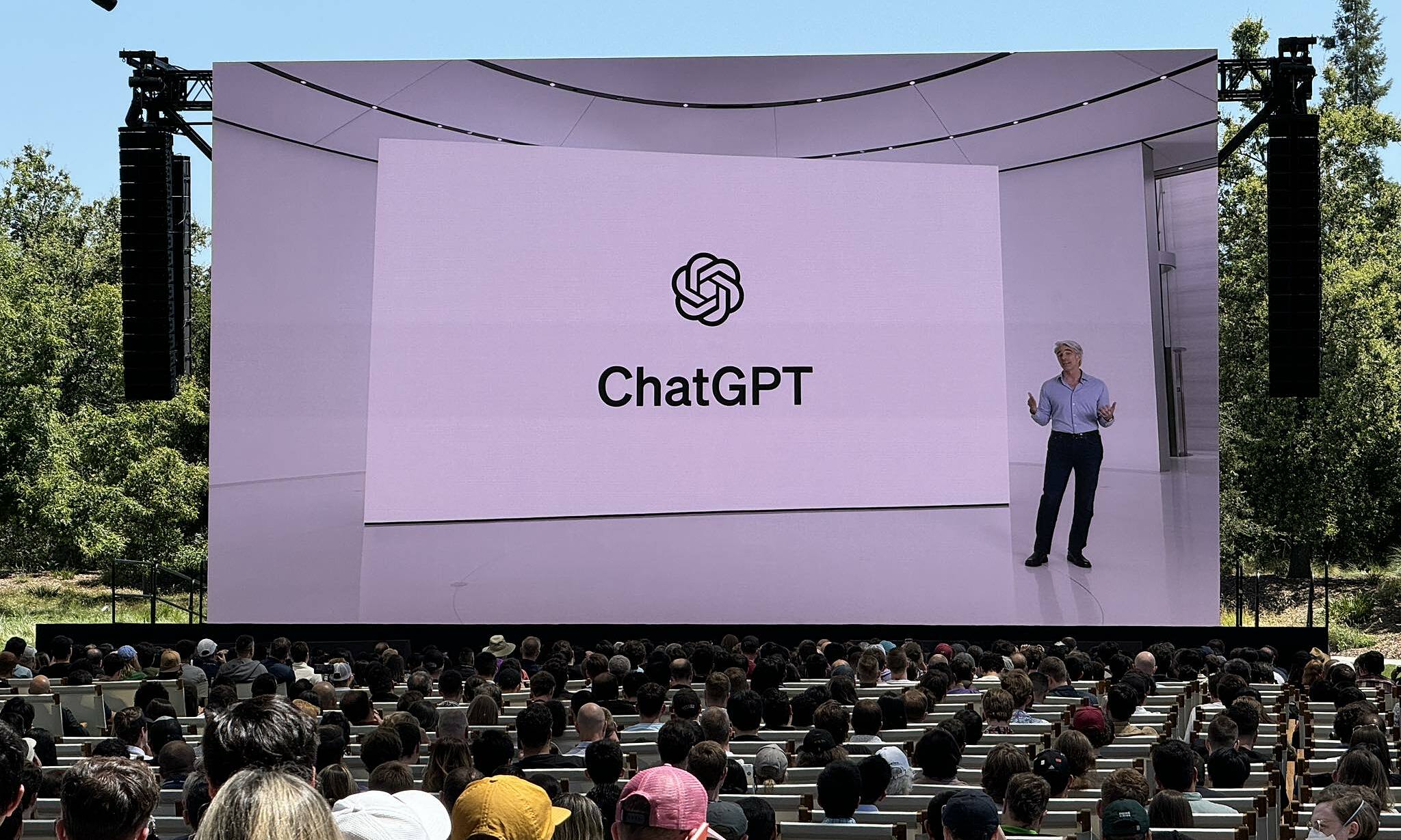 Apple công bố về mối quan hệ với ChatGPT tại WWDC 2024. Ảnh: Tuấn Hưng