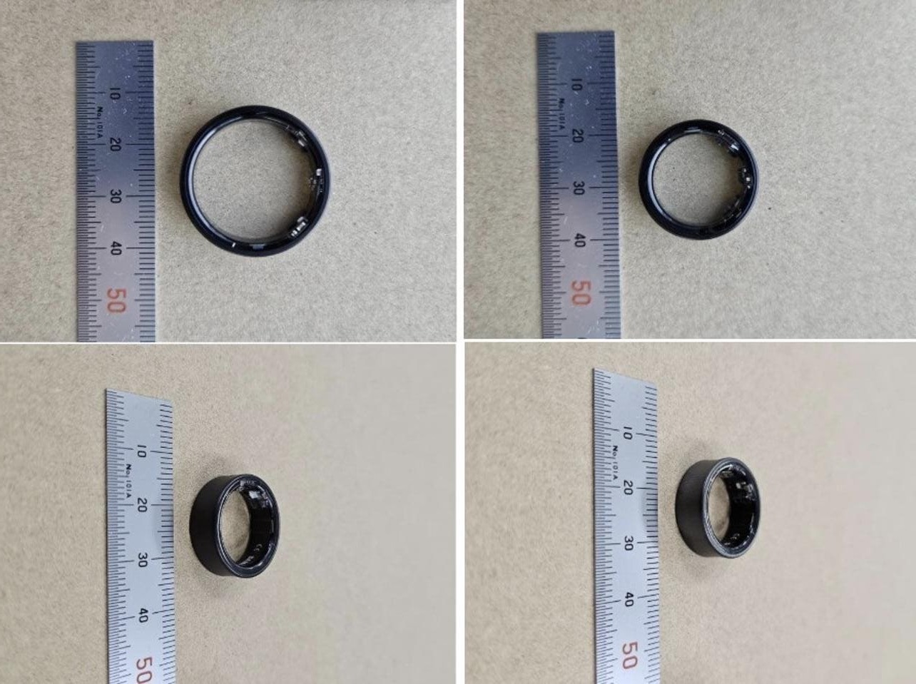 Kích thước nhẫn Galaxy Ring của Samsung. Ảnh:FCC