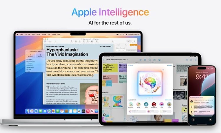 Apple Intelligence là bộ tính năng quan trọng nhất trên các hệ điều hành mới cho iPhone, iPad, máy tính Mac.