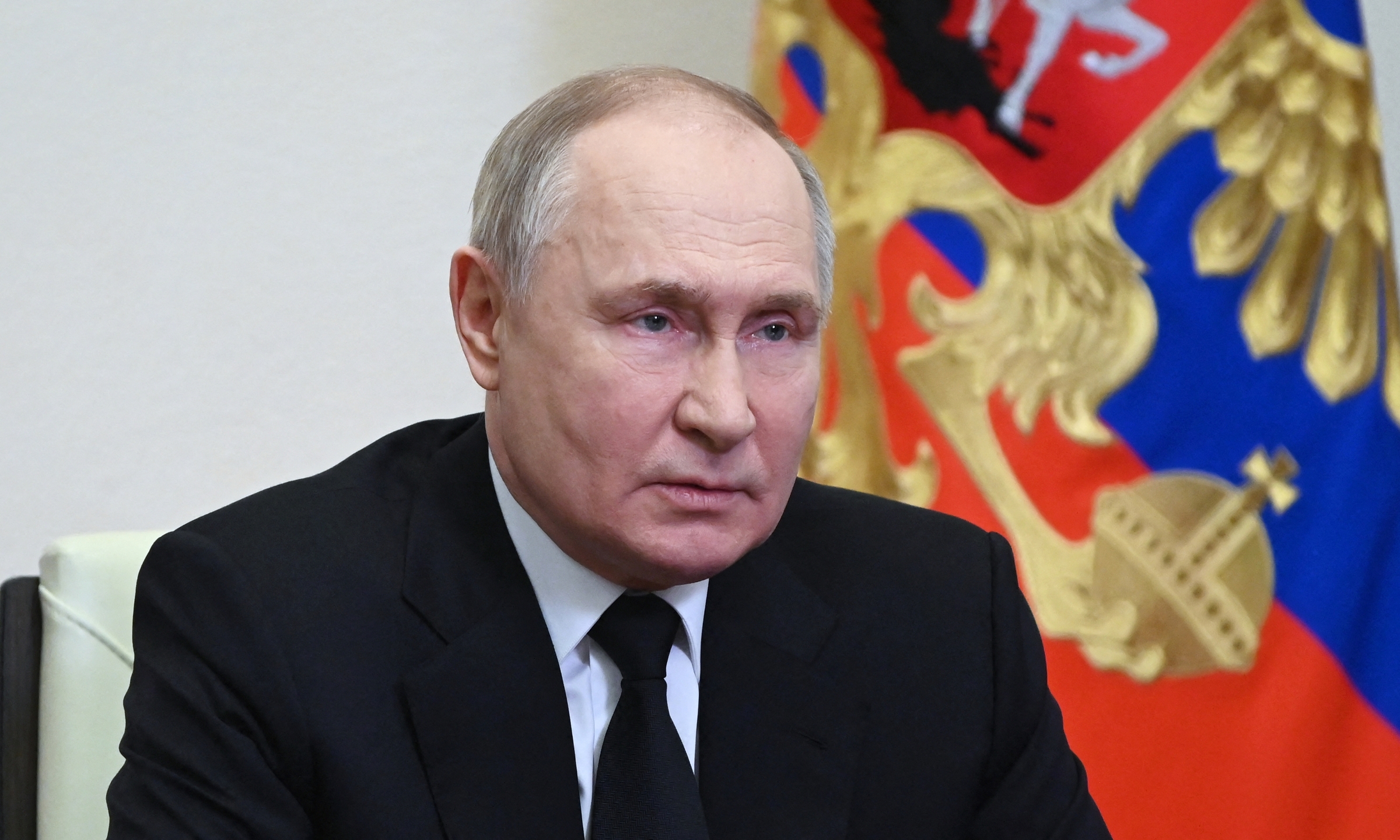 Tổng thống Nga Vladimir Putin phát biểu tại Moskva hôm 23/3. Ảnh: AFP