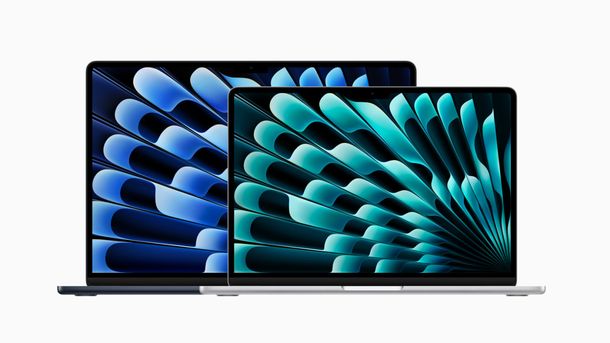 Bộ đôi MacBook Air dùng chip M3 mới không thay đổi về ngoại hình.