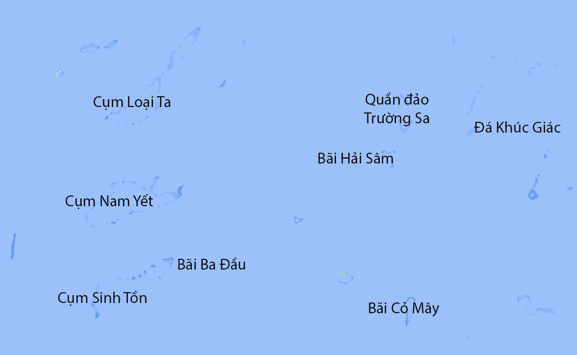 Vị trí bãi Cỏ Mây. Đồ họa: Google Maps