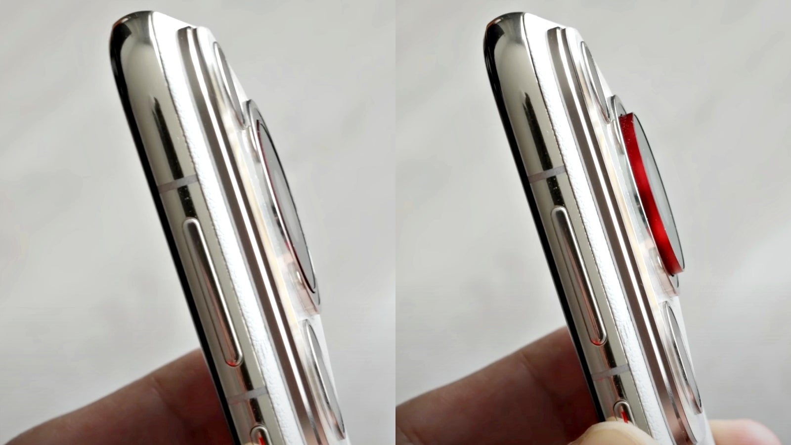 Thiết kế thụt thò trên Huawei Pura 70 Ultra giúp máy mỏng hơn bình thường khoảng 2 mm. Ảnh: Phone Arena