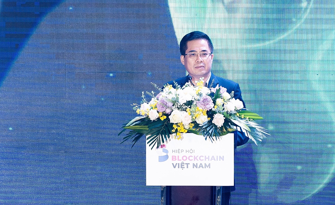 Thứ trưởng Bộ KH&CN Nguyễn Hoàng Giang phát biểu tại Lễ ra mắt.