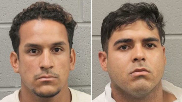Franklin Jose Pena Ramos, left, and Johan Jose Rangel Martinez have been charged in the killing of Jocelyn Nungaray in Houston, Texas, on Monday, June 17. (Harris County Jail)