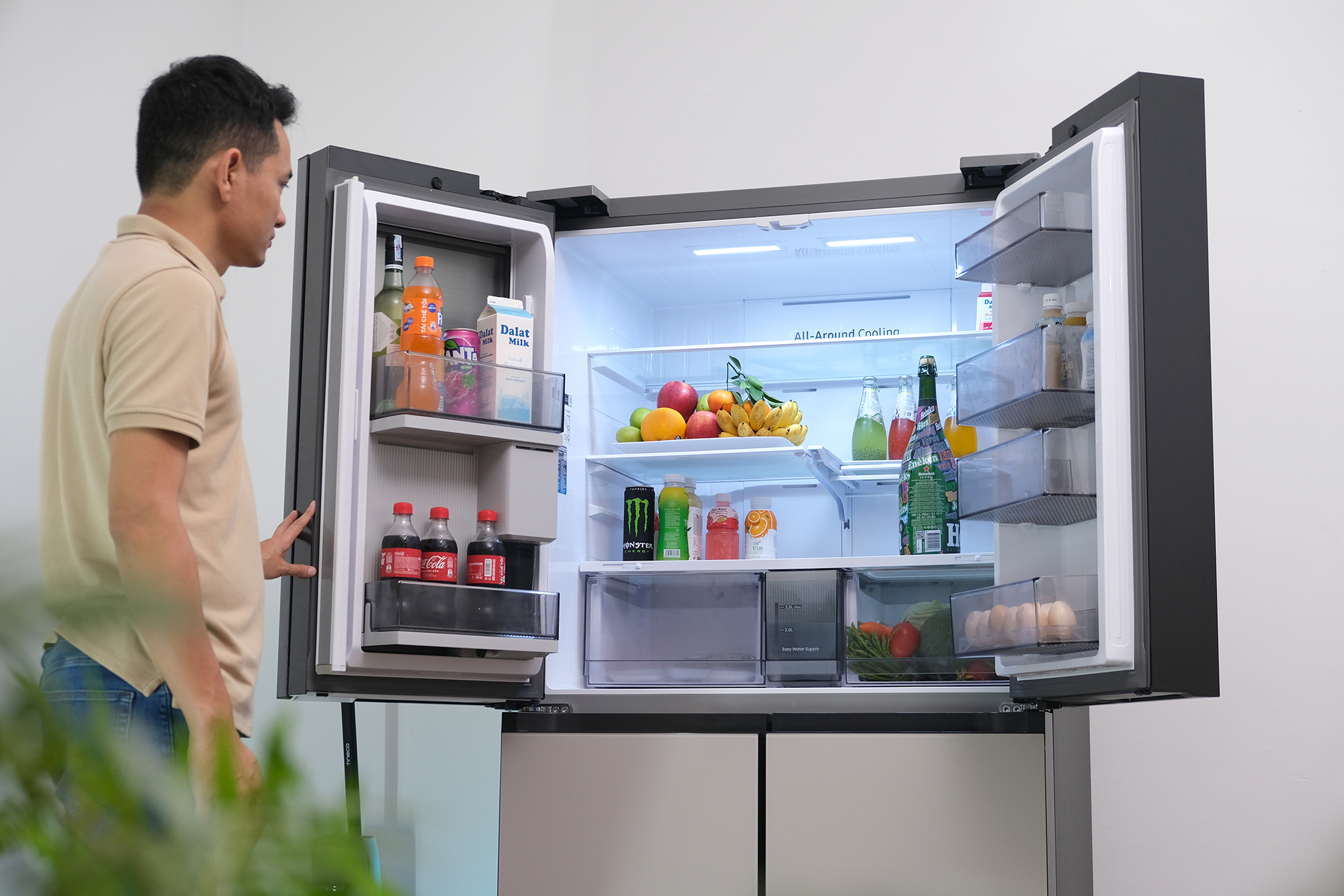 Samsung Bespoke Multidoor - Tủ lạnh thông minh có quầy minibar