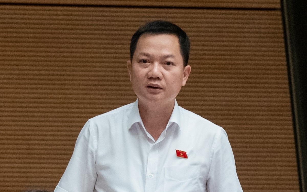 Ông Trịnh Xuân An, Ủy viên thường trực Ủy ban Quốc phòng an ninh. Ảnh: Trung tâm báo chí Quốc hội