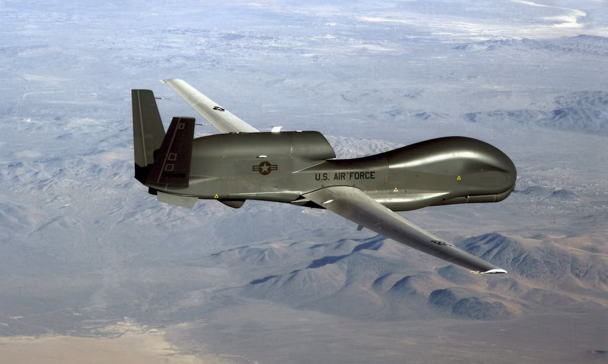 UAV RQ-4 Global Hawk. Ảnh: Không quân Mỹ