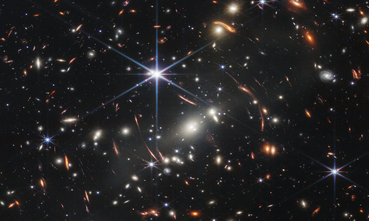 Ảnh chụp của kính viễn vọng không gian James Webb hé lộ một số thiên hà cổ xưa nhất và xa nhất từng được quan sát. Ảnh: NASA/ESA/CSA/STScI