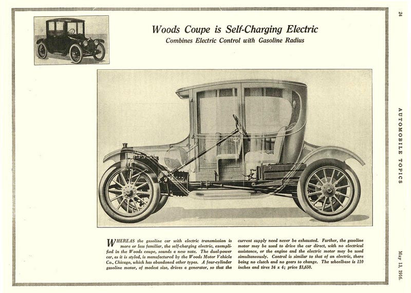 Woods thành lập công ty Woods Electric tại Cincinnati, bang Ohio, phát triển xe lai xăng - điện. Ảnh: Wikipedia