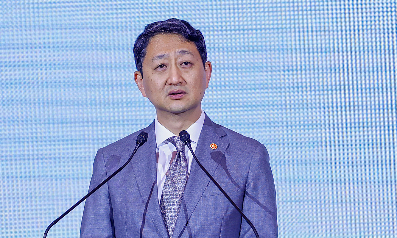 Bộ trưởng Thương mại, Công nghiệp và Năng lượng Hàn Quốc Ahn Dukgeun. Ảnh: Nhật Bắc