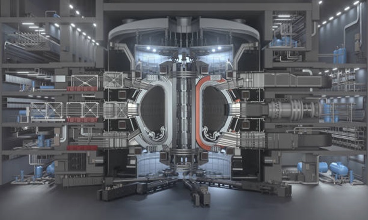 Mô phỏng thiết kế của lò ITER. Ảnh: ITER