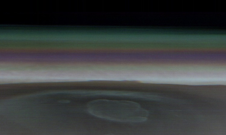 Núi lửa Olympus Mons trong ảnh chụp từ tàu Odyssey. Ảnh: NASA