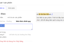 Mẹo tìm kiếm và thay thế, tự động phát hiện số điện thoại trong đoạn văn Tìm kiếm và thay thế số điện thoại trong mô tả sản phẩm, sử dụng biểu thức chính quy