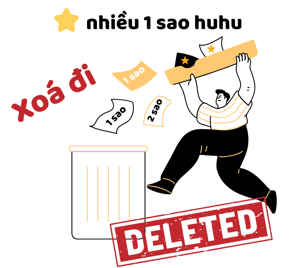 Cách xoá đánh giá 1 sao trên Shopee Tiktok shop