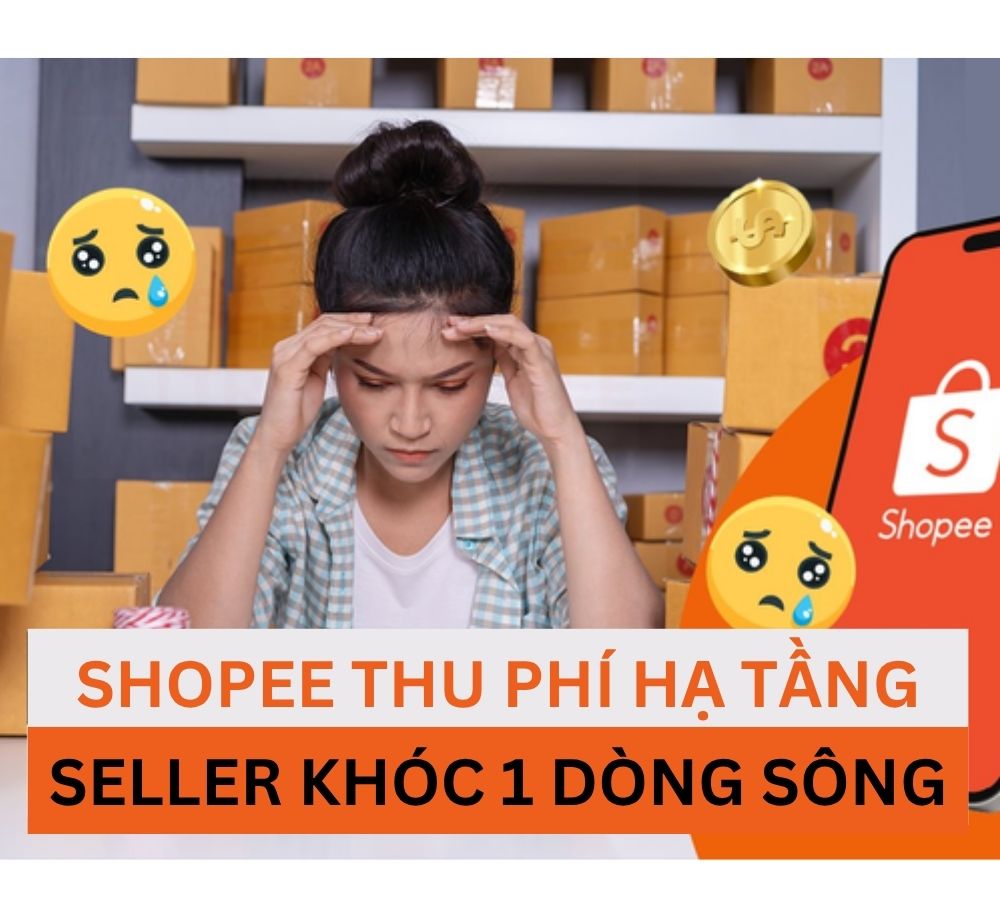 Shopee thu thêm phí hạ tầng